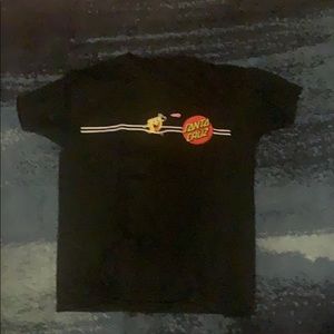 Santa cruz x Spongebob collab t-shirt